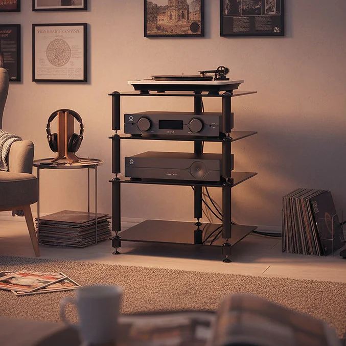 NorStone Bergen 2 audiomeubel met 4 lagen - Image 7