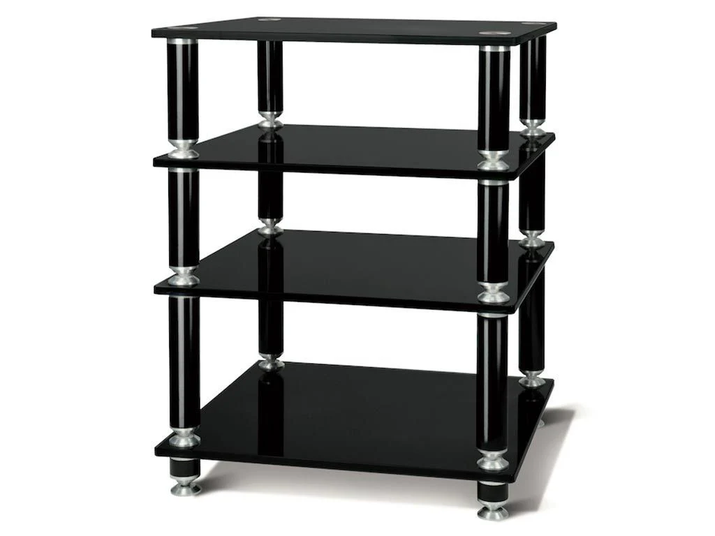 NorStone STABBL HIFI zwart Audio meubel met 4 lagen