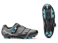 Northwave Sparkle 2 SRS Mountainbikeschoenen Dames - Antraciet/Blauw