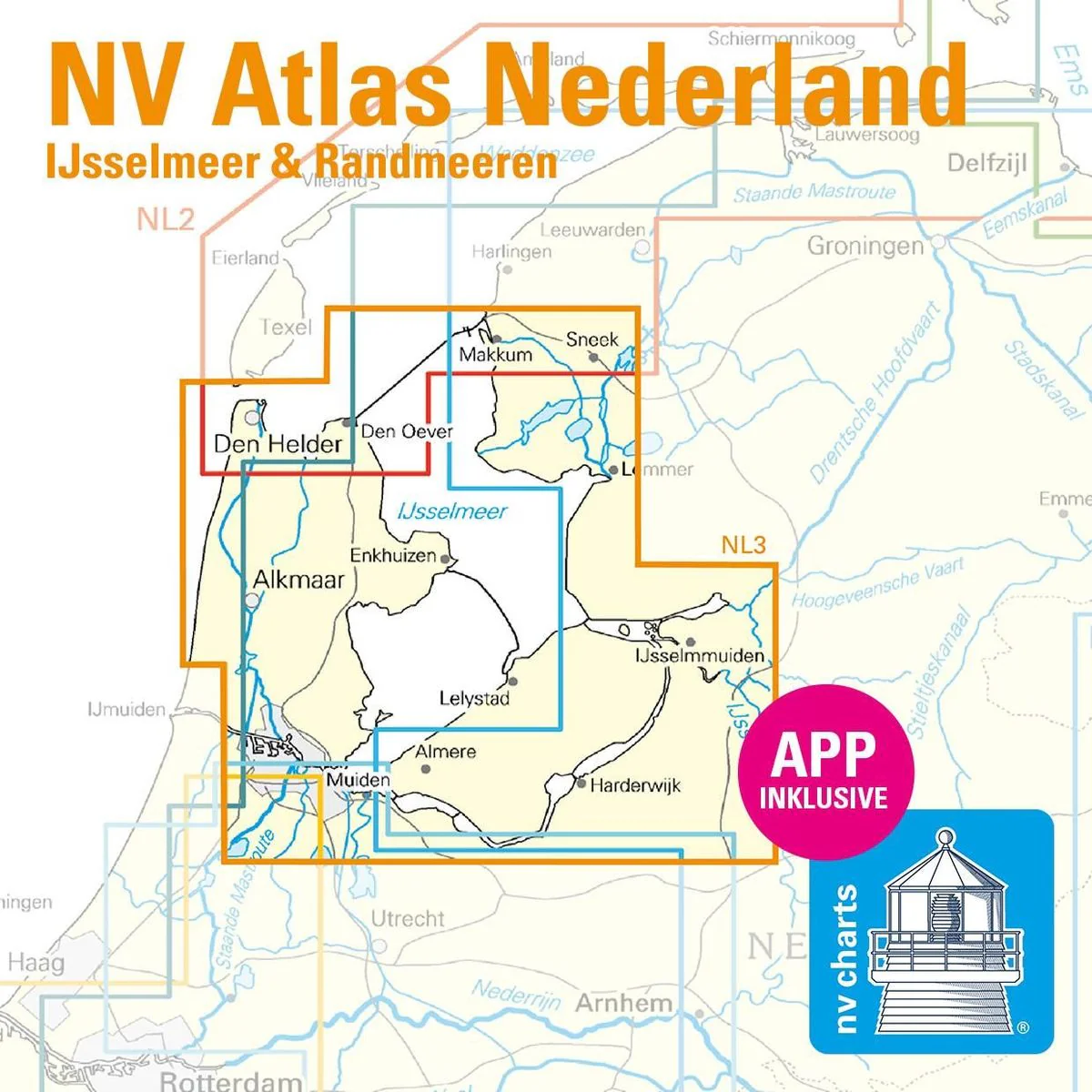 NV Atlas Nederland NL3 IJsselmeer & Randmeeren - Image 2