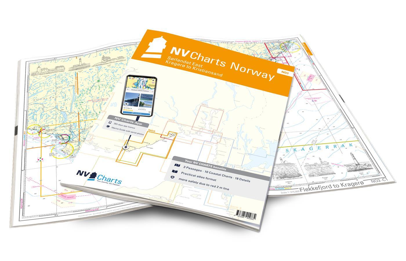 NV Atlas Noorwegen NO3 Sorlandet Ost - Kristiansand til Kragero - Image 2