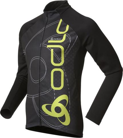 Odlo Bike standup collarTRAIL fietsshirt lange mouwen zwart heren - Image 2