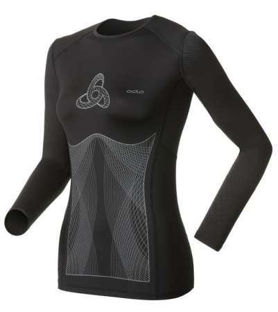 Odlo Muscle Force Warm Thermoshirt Lange Mouwen Heren - Zwart