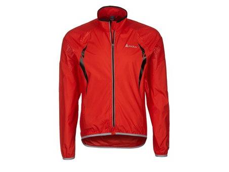Odlo Tornado Jacket fiets windjack rood heren