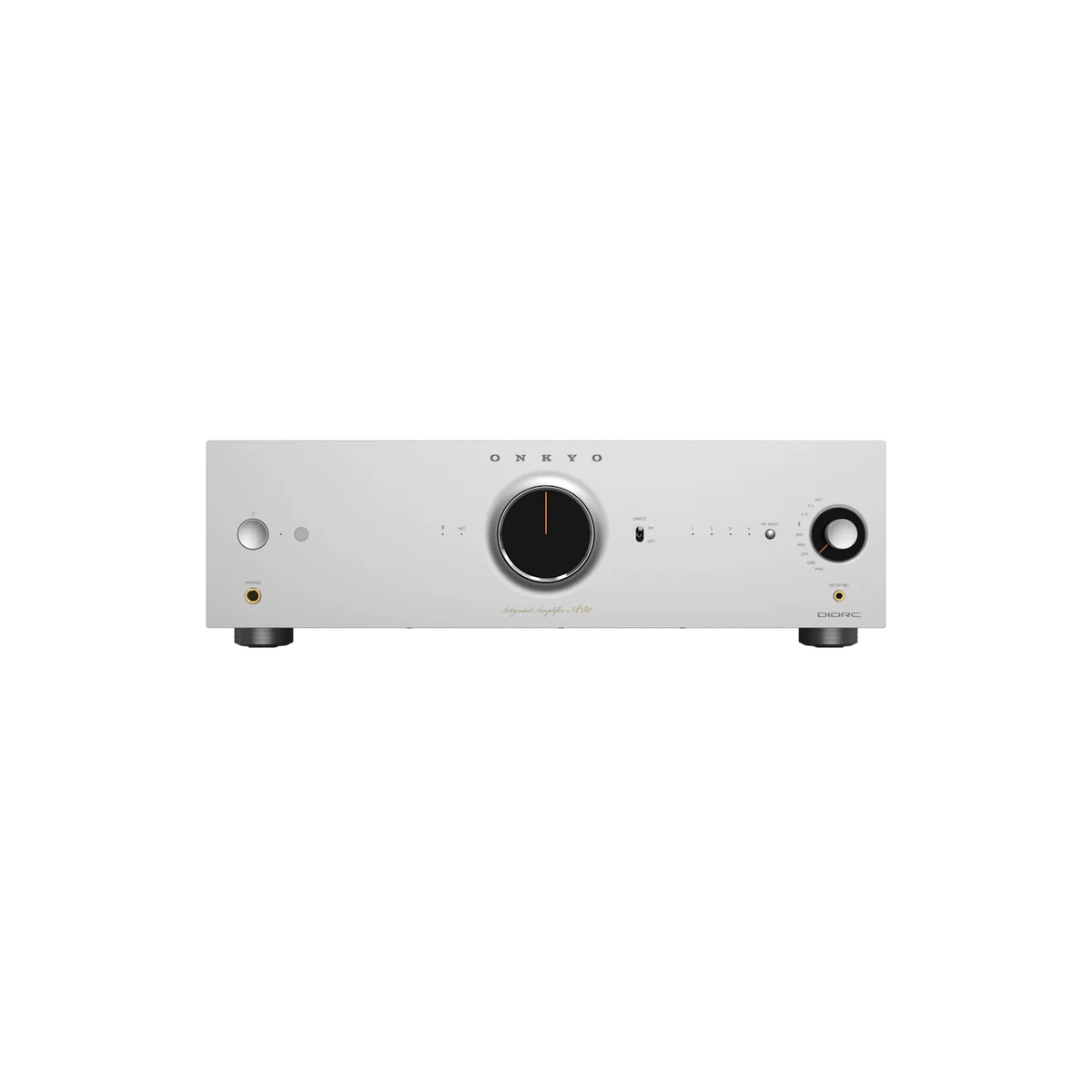 Onkyo A50S zilver streaming audio versterker