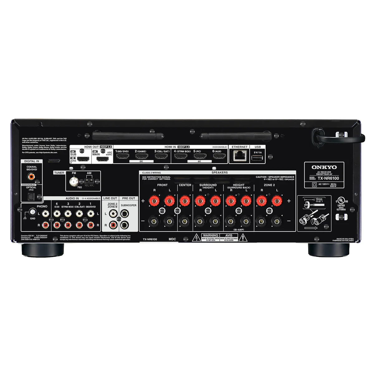 Onkyo TX-NR6100B surround receiver, werkt ook met Sonos - Image 3