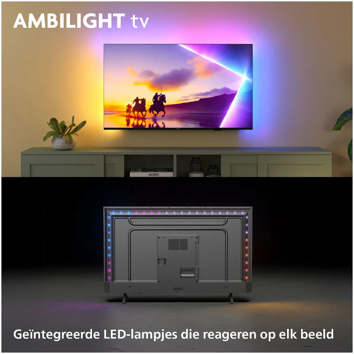 Philips 50PUS8500/12 Qled Smart Televisie met Ambilight - Image 3