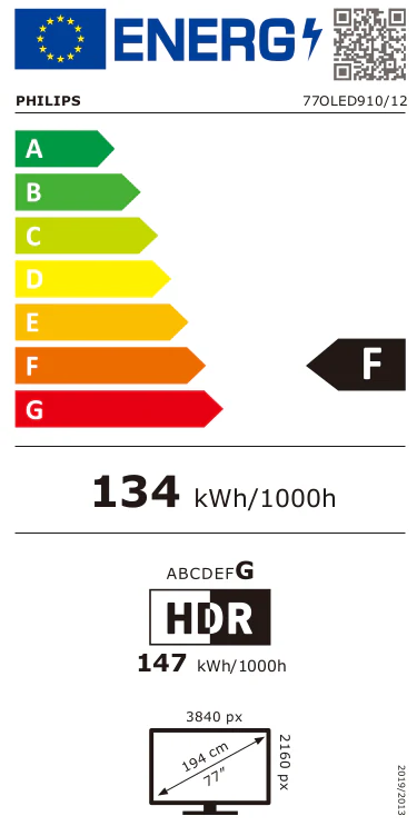 Philips 77OLED910/12 Oled Smart Televisie met Ambilight - Image 6