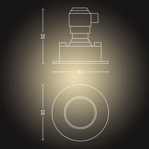Philips AdoreHue Recessed chrome ook geschikt voor de badkamer - Image 4