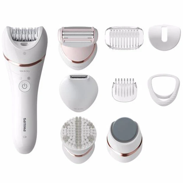 Philips BRE740/10 Epilator droog en nat epilaren met extra accessoires