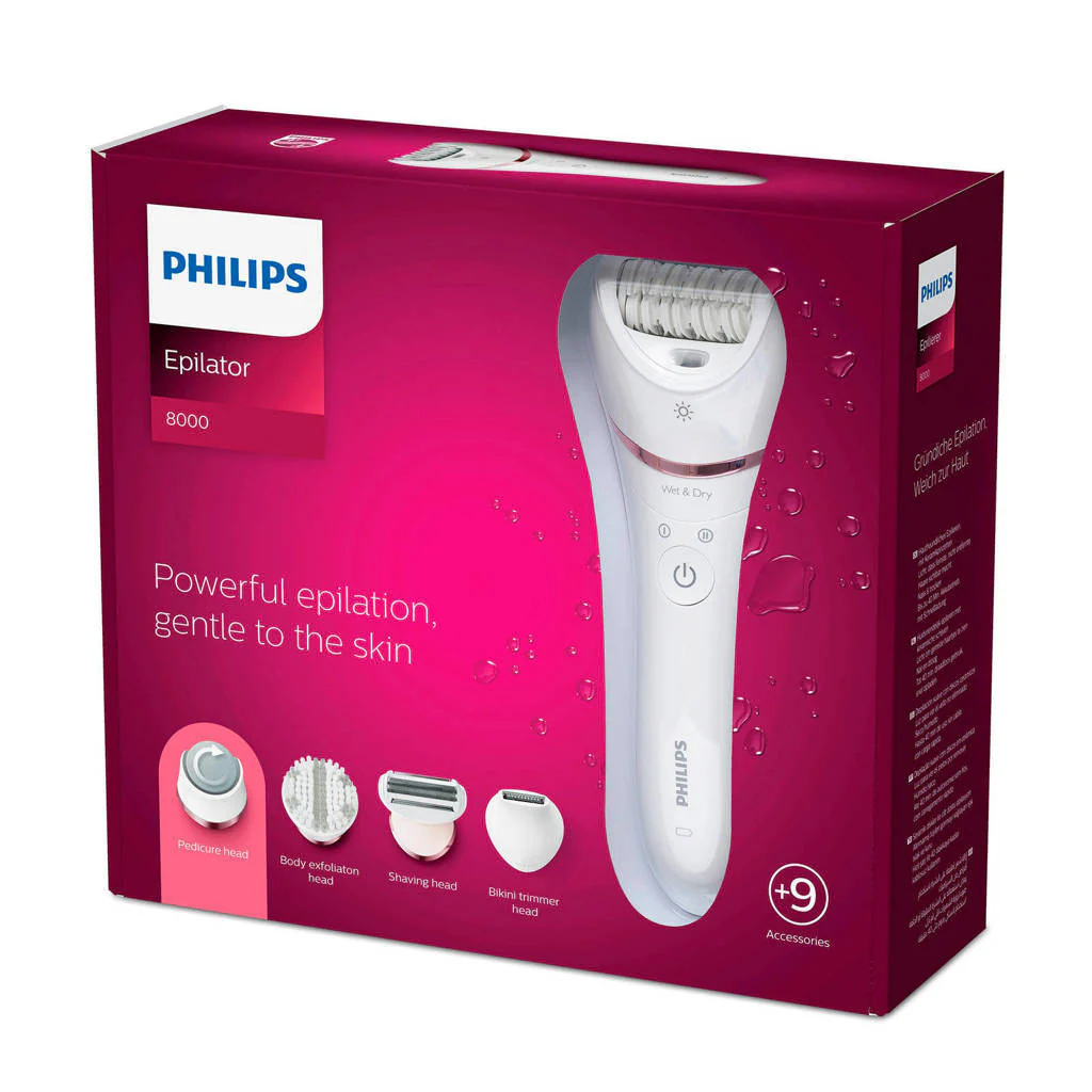 Philips BRE740/10 Epilator droog en nat epilaren met extra accessoires - Image 12