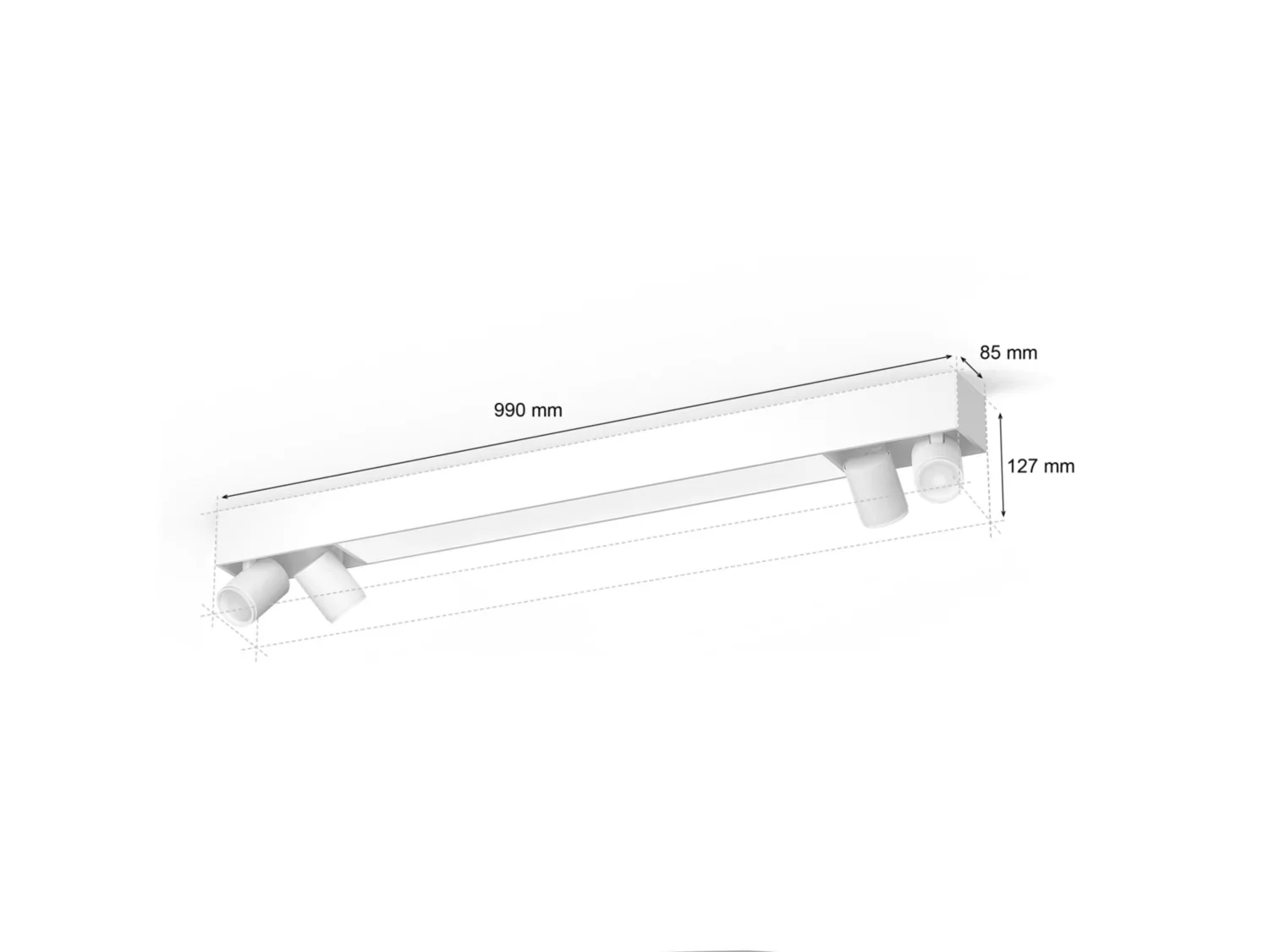 Philips Centris Hue 4-spot white special form V2 - Image 6