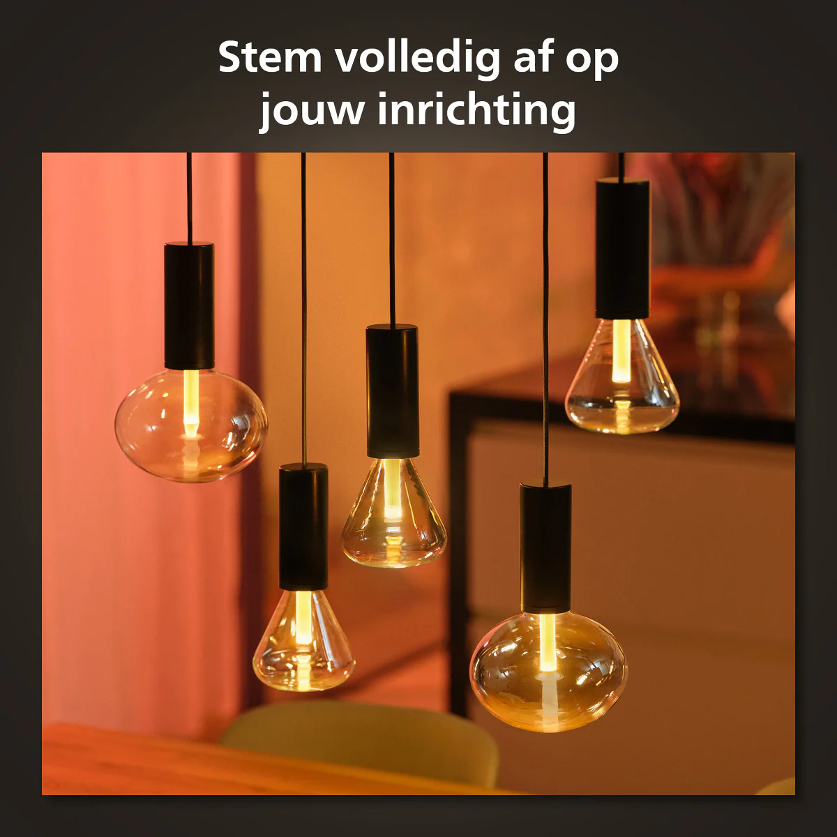 Philips Hue LG Triange E27 Globe vormige design smart lichtbron - Image 4