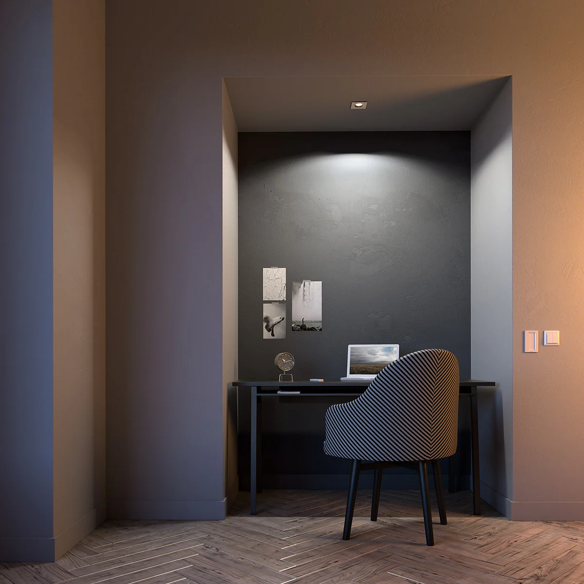 Philips MILLISKIN Hue inbouwspot vierkant inclusief dimswitch - Image 4