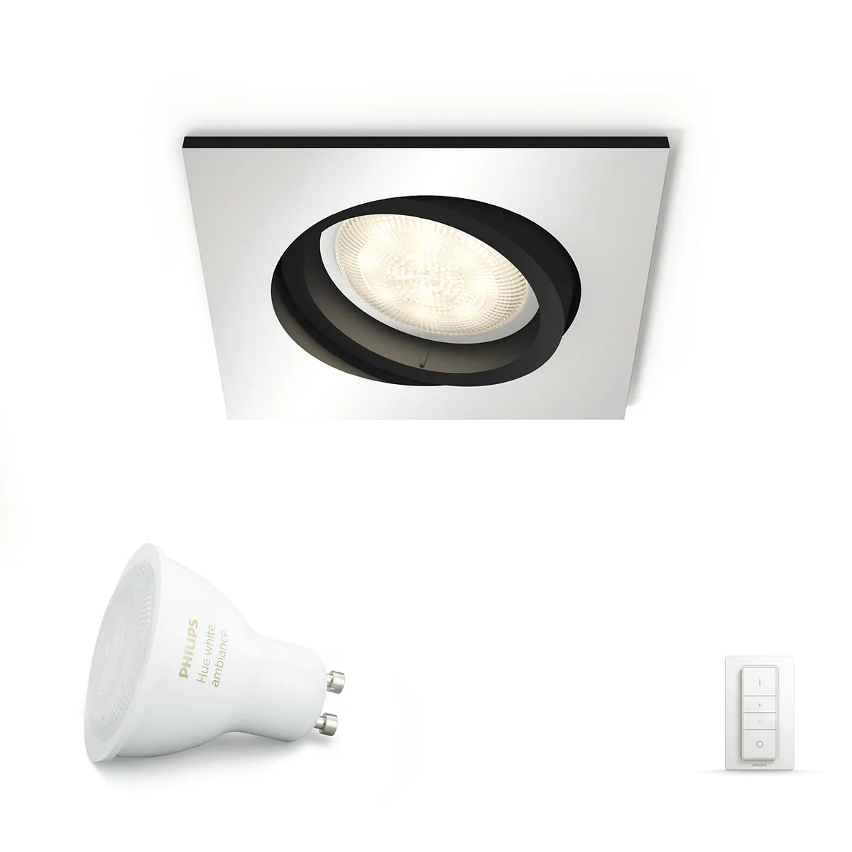 Philips MILLISKIN Hue inbouwspot rond inclusief dimswitch - Image 2