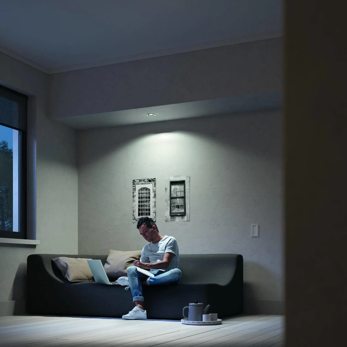 Philips MILLISKIN Hue inbouwspot rond inclusief dimswitch - Image 3