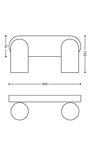 Philips Pongee bar/tube 2xNW white - Image 3