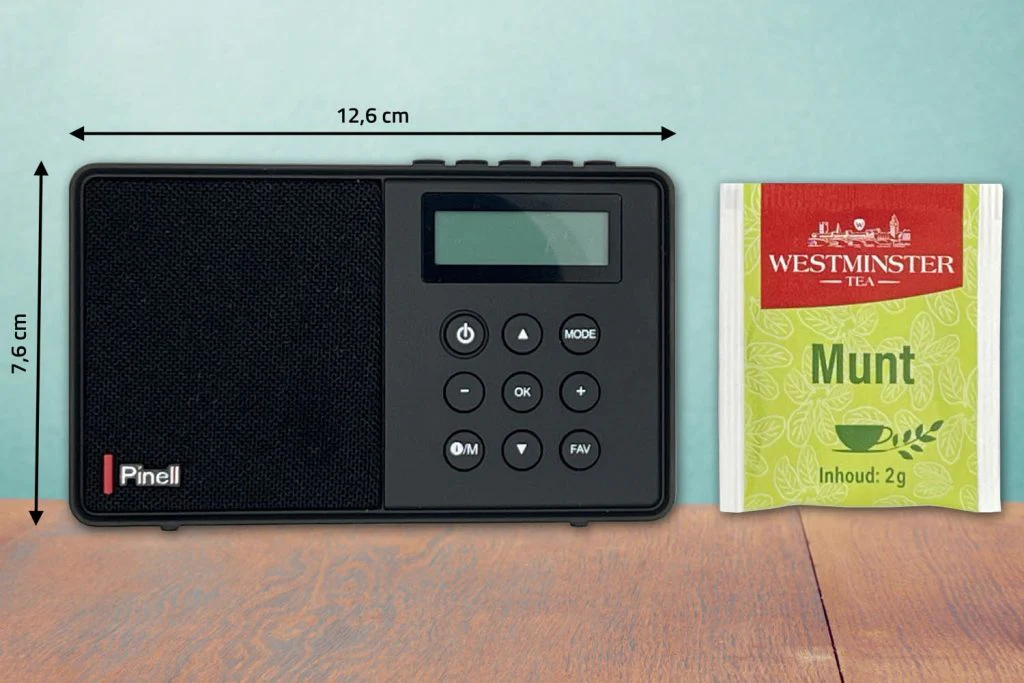 Pinell Supersound Micro DAB+ radio met ingebouwde oplaadbare accu - Image 2
