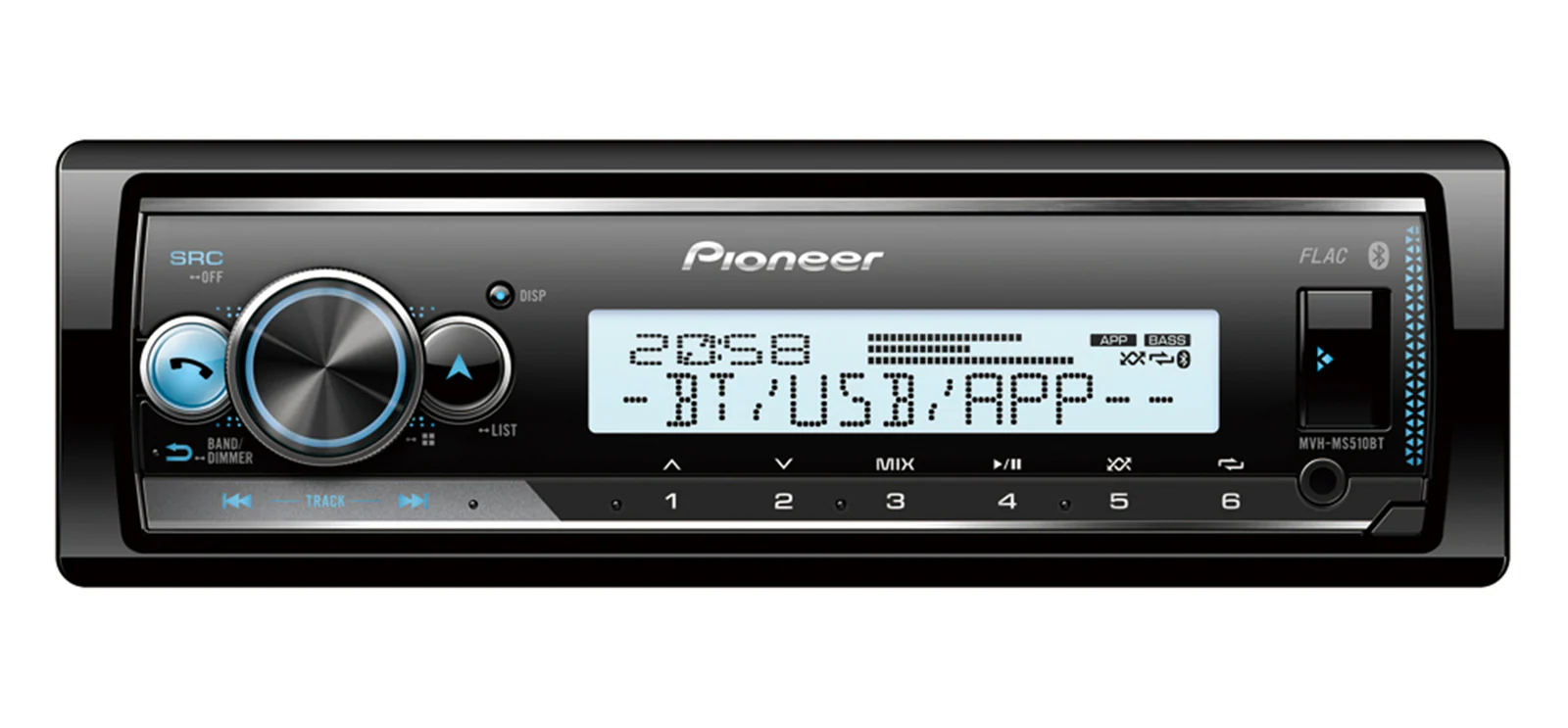 Pioneer MVH-MS510BT geschikt voor de watersport