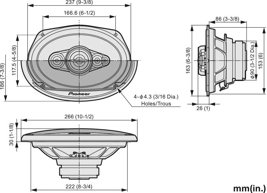 Pioneer TS-A6991F Autoluidsprekers (per paar) - Image 5