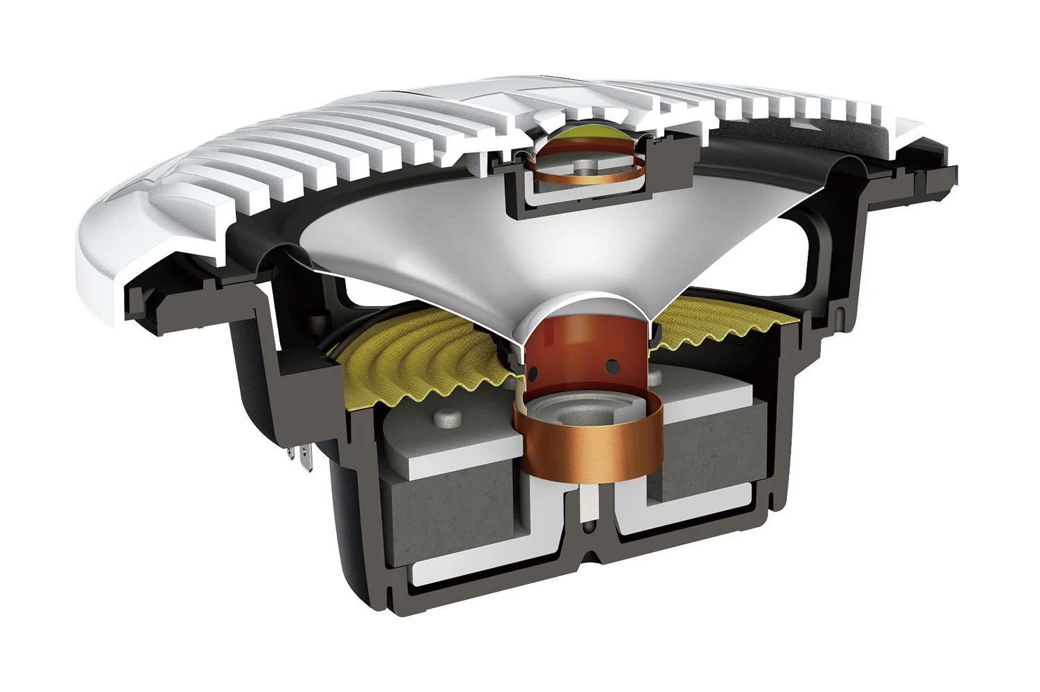 Pioneer TS-ME650FC 16,5 cm 2 Weg Systeem met witte Classic Grill, Waterbestendig - Image 4
