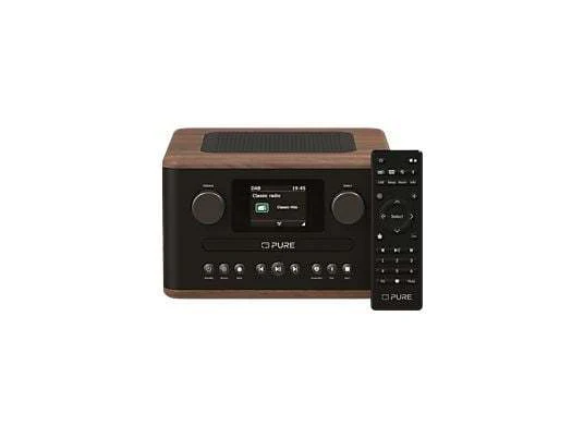 Pure Classic C-D4 bruin tafel radio met Cd speler ingebouwd