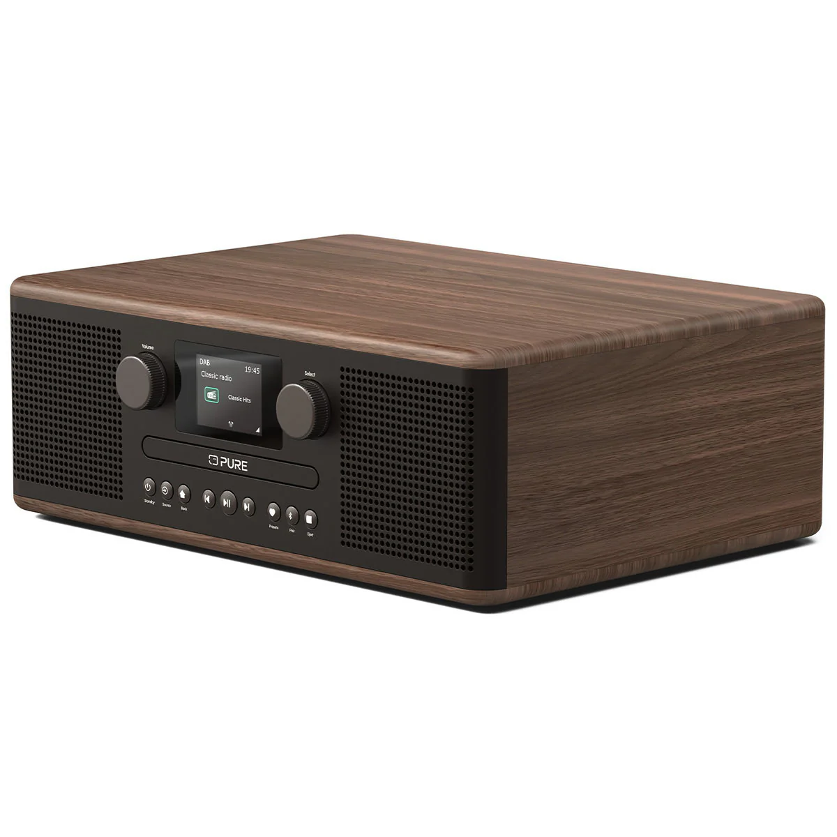Pure Classic C-D6 CoffeeBlack stereo tafelradio - Image 2