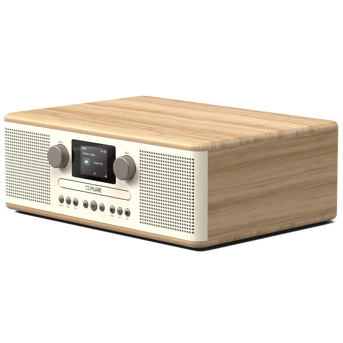Pure Classic C-D6 CottonWhite stereo tafelradio - Image 2