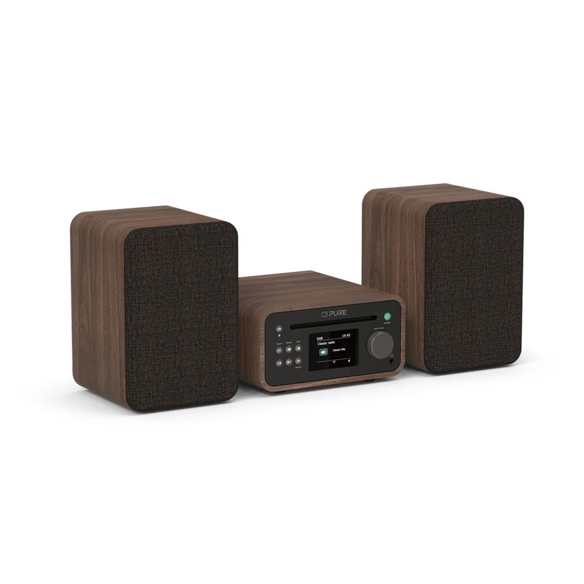 Pure Classic StereoMini bruin microset met DAB+ en FM radio - Image 2