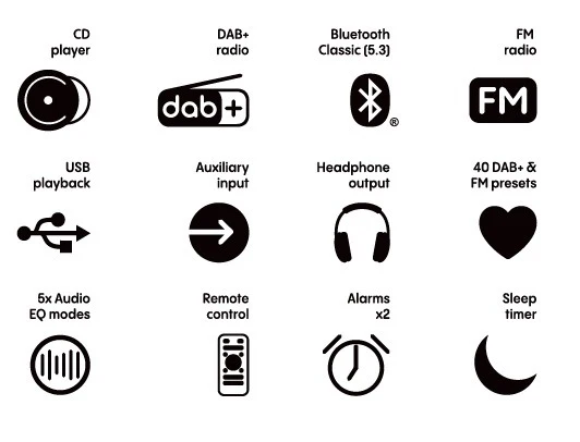 Pure Classic StereoMini bruin microset met DAB+ en FM radio - Image 8