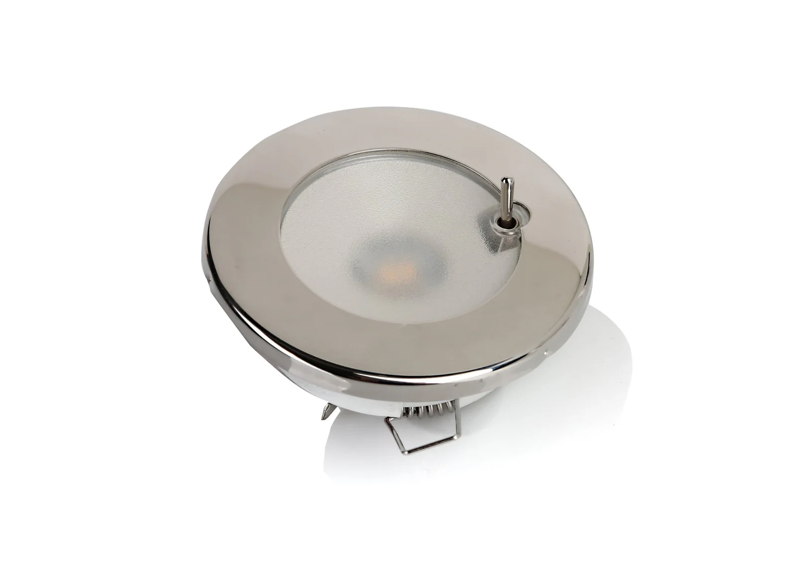 Quick TED CS LED Switch Spot diameter 72 mm - IP40 - Warm Wit - RVS