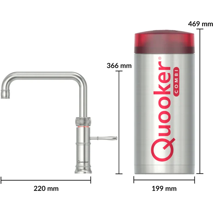 Quooker Classic Fusion Square RVS met COMBI+ reservoir 7 liter - Image 6