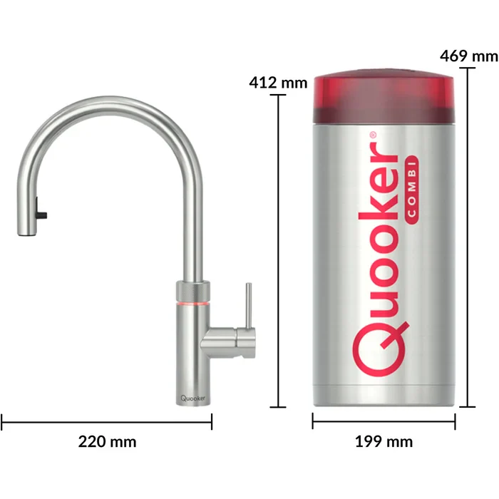 Quooker Flex chroom met Combi+ reservoir 7 liter - Image 8