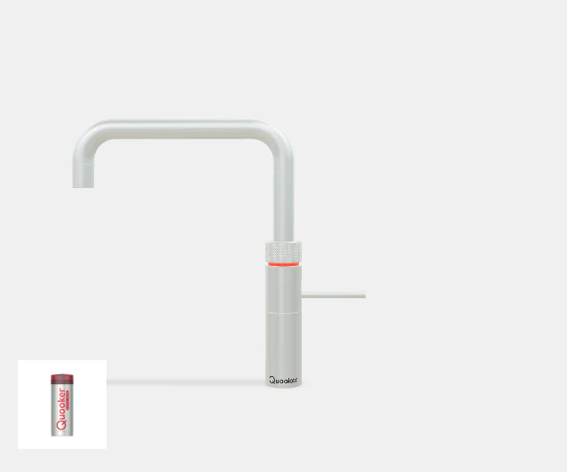 Quooker Fusion Square Combi+RVS met Combi+ reservoir voor 7 liter en warm/koud waterleiding