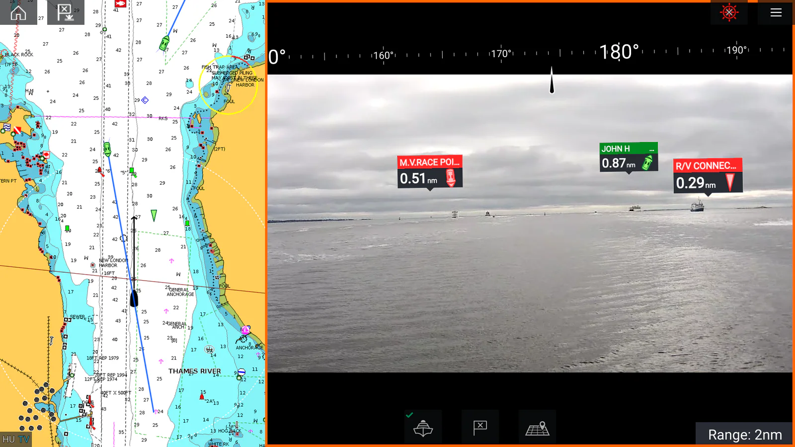 Raymarine CAM 220 AR Pack Augmented Reality Pack met CAM220 Eyeball marinecamera en AR200