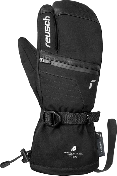Reusch Lando R-TEX XT Lobster skihandschoenen 3-finger zwart/grijs - Image 3