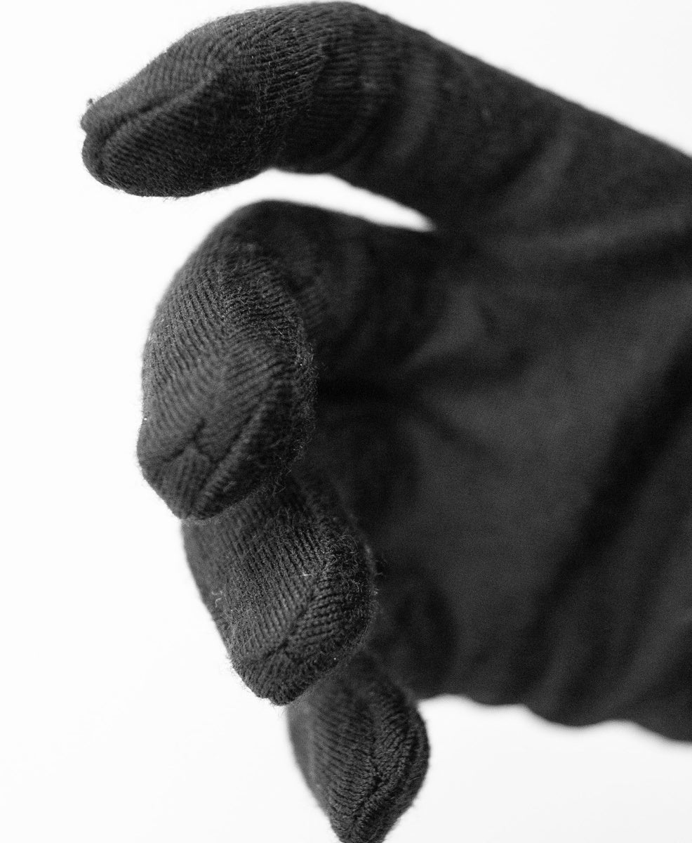 Reusch Merino Wool Conductive onderhandschoenen zwart - Image 4