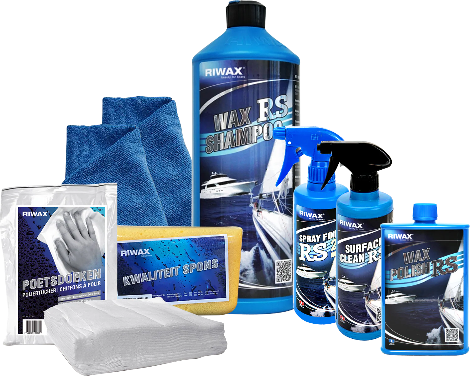 Riwax Onderhoudsset in tas