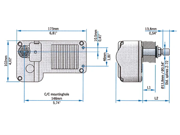 Roca Ruitenwissermotor W12 41 mm wand - Image 3