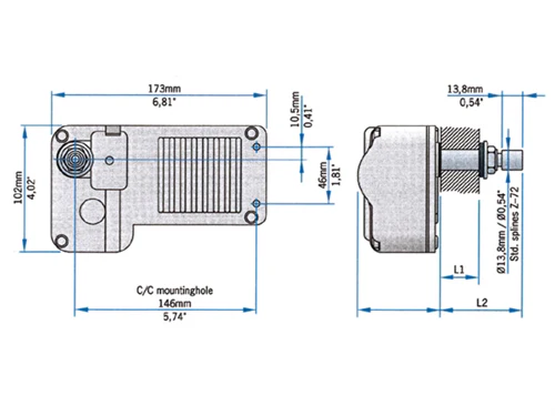 Roca Ruitenwissermotor W12 66 mm wand - Image 3