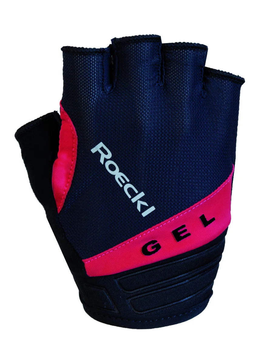 Roeckl Itamos fietshandschoenen zwart/rood