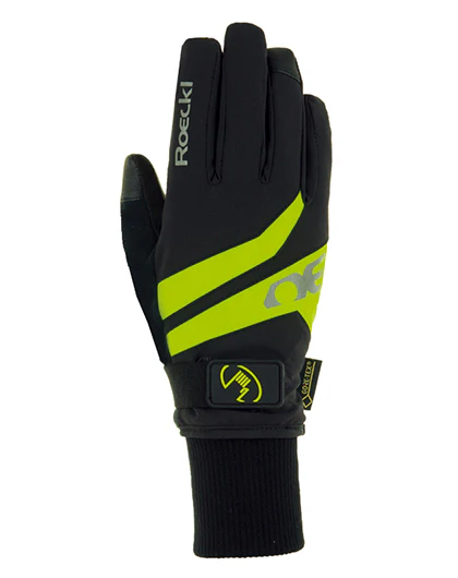 Roeckl Rocca GTX winter fietshandschoenen zwart/geel