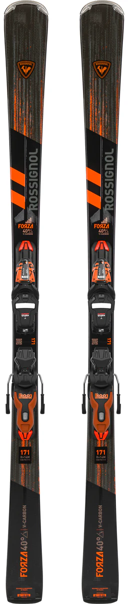 Rossignol Forza 40° V-CA Piste Ski's Heren - Zwart/Oranje - Image 2