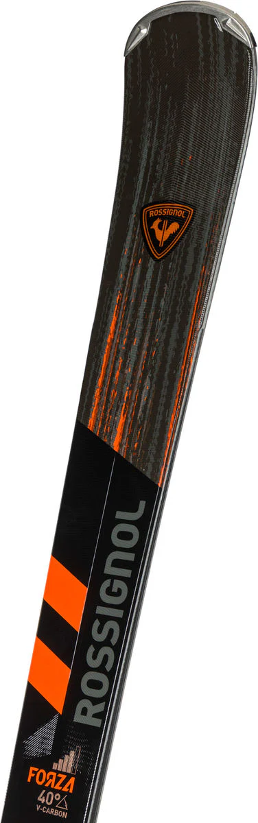 Rossignol Forza 40° V-CA Piste Ski's Heren - Zwart/Oranje - Image 3