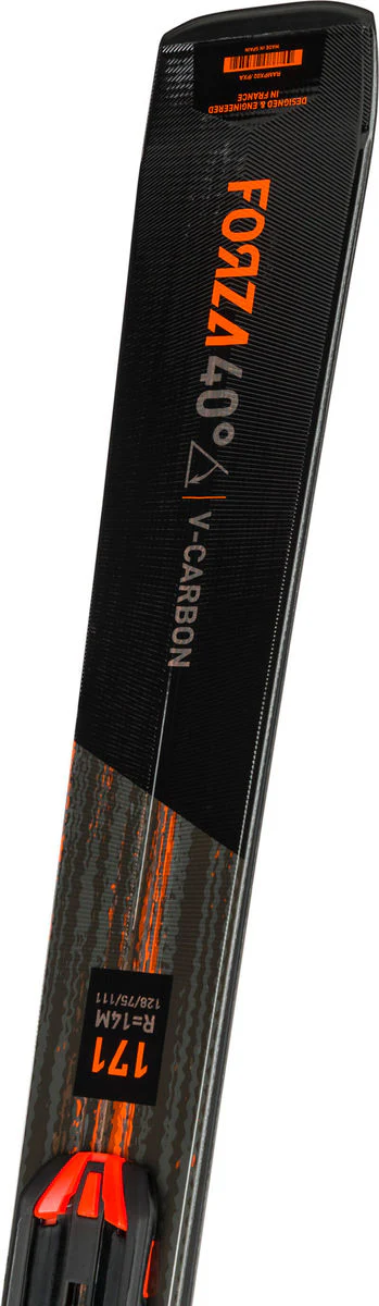 Rossignol Forza 40° V-CA Piste Ski's Heren - Zwart/Oranje - Image 5