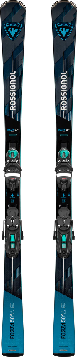 Rossignol Forza 50° CAM Piste Ski's Heren - Zwart/Blauw