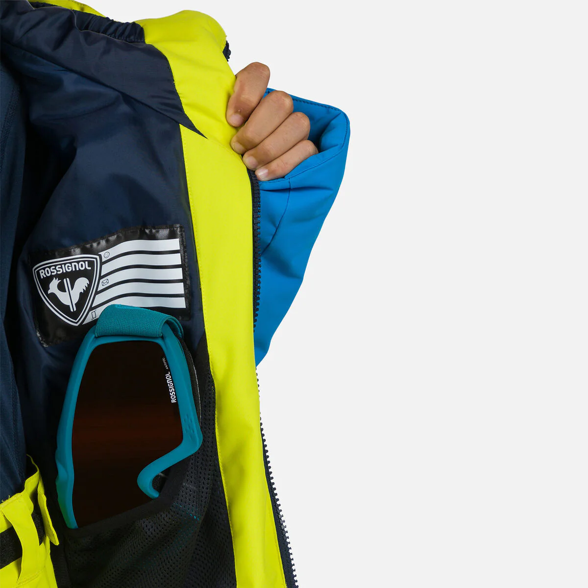 Rossignol Jr Wispile Ski Jas Kinder - Groen/Blauw - Image 16