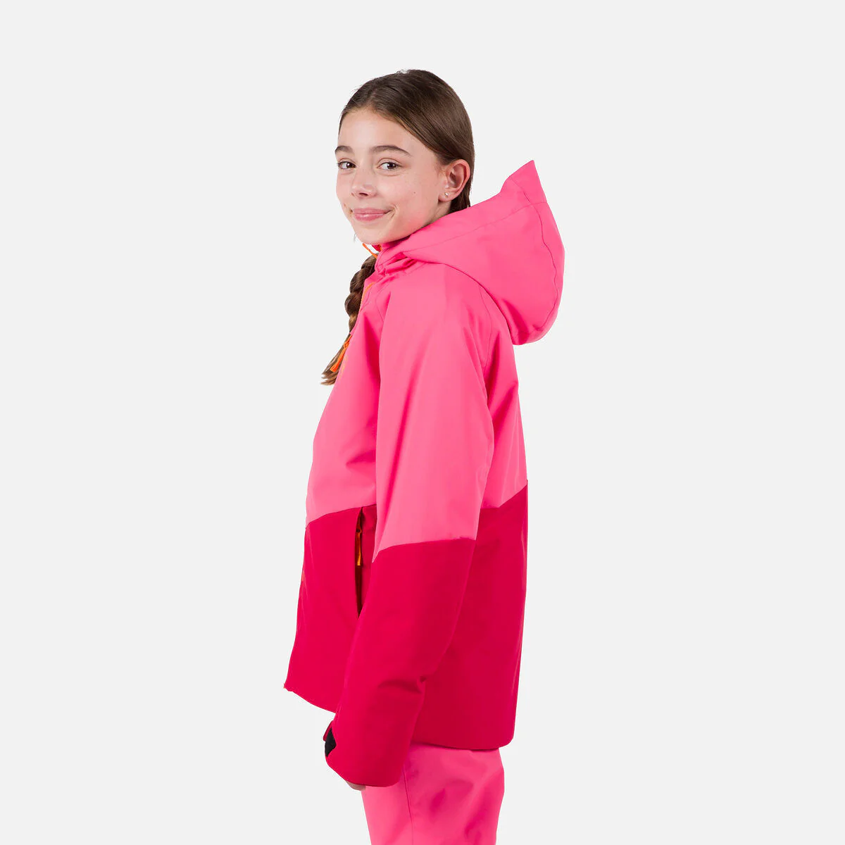 Rossignol Jr Wispile Ski Jas Kinder - Roze/Rood - Image 2