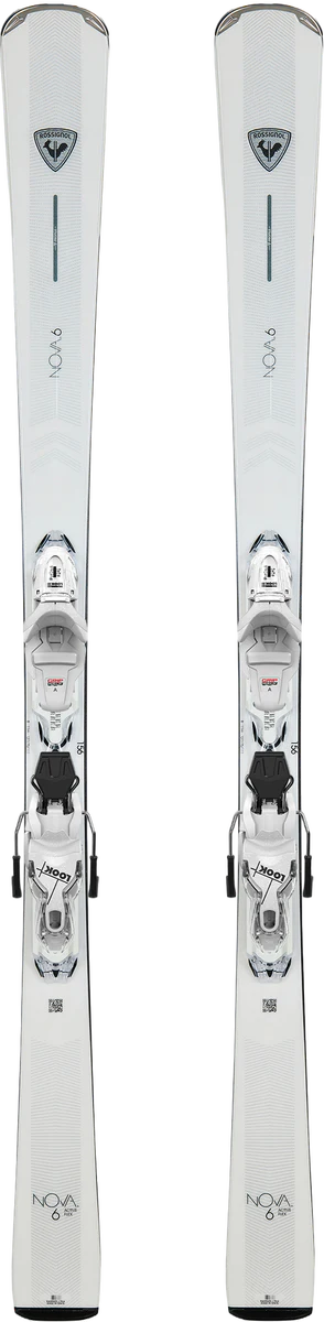Rossignol Nova 6 Piste Ski's Dames - Wit/Zwart