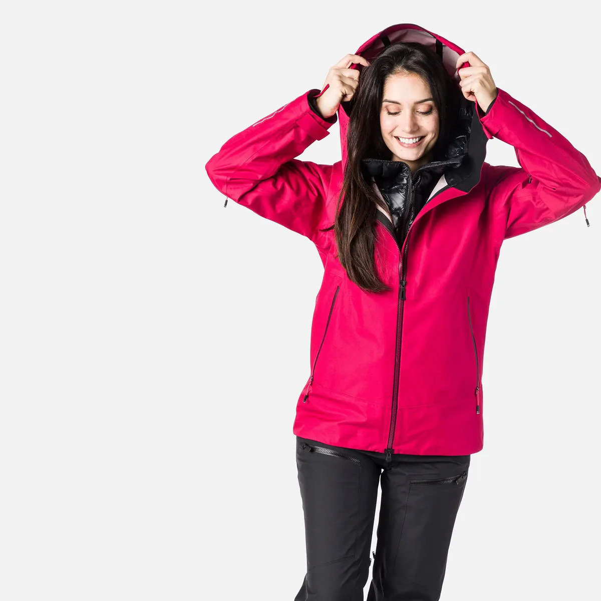 Rossignol SKPR 3L Ski Jas Dames - Roze - Image 3